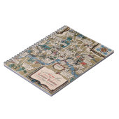 Dunlop-Karte - Literarische Sehenswürdigkeiten von Notizblock (Linke Seite)