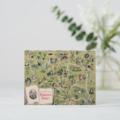 Dunlop Karte Shakespeare Country, England (Stehend Vorderseite)