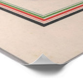 Dunlop Karte von Central Scotland Poster (Ecke)