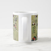 Dunlop Map of Shakespeare Country, England Jumbo-Tasse (Rückseite)