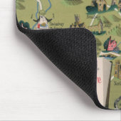 Dunlop Map of Shakespeare Country, England Mousepad (Ecke)