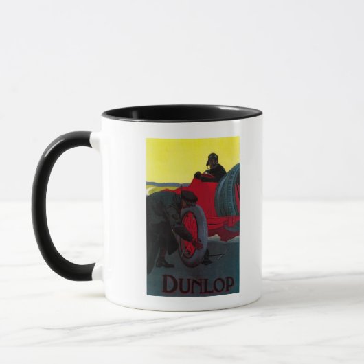 Dunlop Vintag PosterEurope Tasse (Links)