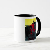 Dunlop Vintag PosterEurope Tasse (VorderseiteRechts)