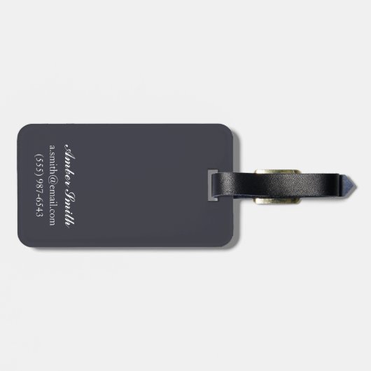 Dunlop Vintages PosterEurope Gepäckanhänger (Rückseite horizontal)