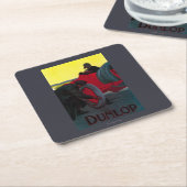 Dunlop Vintages PosterEurope Rechteckiger Pappuntersetzer (angewinkelt)