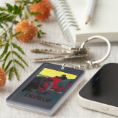 Dunlop Vintages PosterEurope Schlüsselanhänger (Vorderseite rechts)