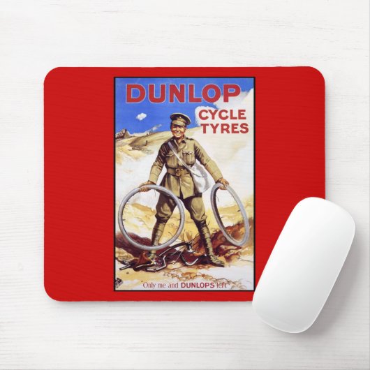 Dunlop Zyklus-Reifen Mousepad (Mit Mouse)