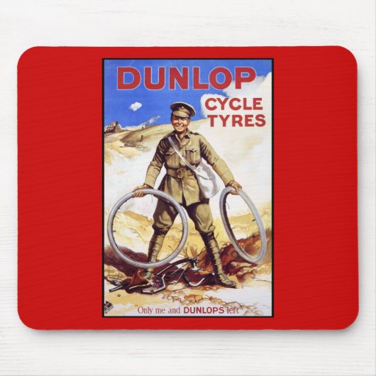Dunlop Zyklus-Reifen Mousepad (Vorne)