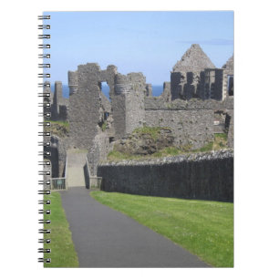 Dunluce Castle bei Bushmills und Portrush, 2 Notizblock