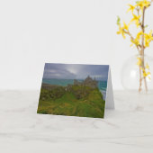 Dunluce Castle Nordirland Karte (Gelbe Blume)