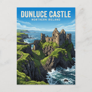 Dunluce Castle Nordirland Postkarte