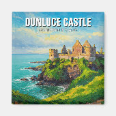 Dunluce Castle Nordirland Travel Magnet (Vorne)