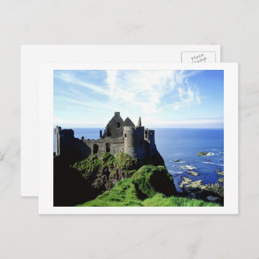 Dunluce Castle Postkarte (Vorne/Hinten)