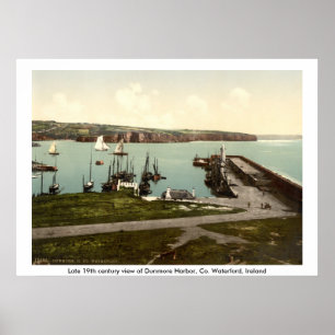 Dunmore Hafen, Landkreis Waterford Poster