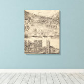 Dunmore House in Salisbury Leinwanddruck (Insitu (Holzboden))