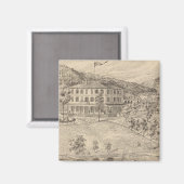 Dunmore House in Salisbury Magnet (Vorderseite/Rückseite)