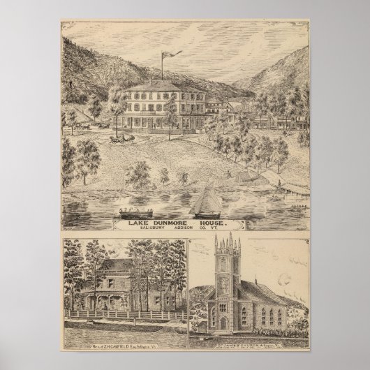 Dunmore House in Salisbury Poster (Vorne)