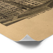 Dunmore Pennsylvania 1892 Antike Panoramakarte Poster (Ecke)