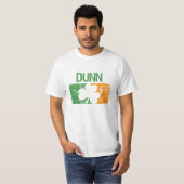 Dunn Familienname-Klee T-Shirt (Vorne ganz)