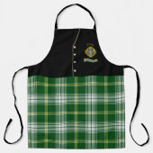 Dunn Irish Shield & Tartan Personalisiert Kilt Schürze (Vorderseite)