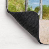 Dünn, Meer, Zaun Mousepad (Ecke)