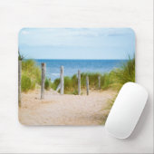 Dünn, Meer, Zaun Mousepad (Mit Mouse)