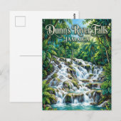 Dunn’s River Falls Jamaika Postkarte (Vorne/Hinten)