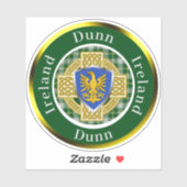 Dunn Shield & Celtic Cross Personalisiert Aufkleber (Blatt)