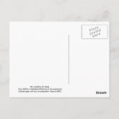 Dünnblättrig Postkarte (Rückseite)