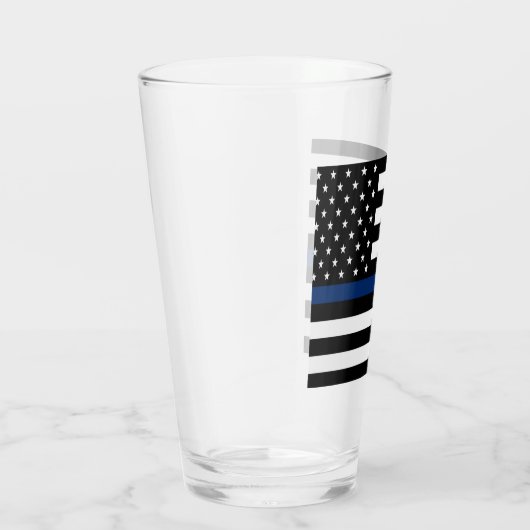 Dünnblaue Linie Glas (Rechts)