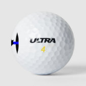 Dünnblaue Linie - Kanada-Version Golfball (Logo)