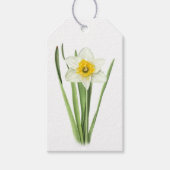 Dünnblütendesign Botanische Kunst Geschenkanhänger (Vorderseite)