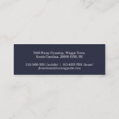 Dünne berufliche Zyklusführer-Geschäftskarten Mini Visitenkarte (Rückseite)