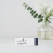 Dünne berufliche Zyklusgeschäftskarten Mini Visitenkarte (Stehend Vorderseite)