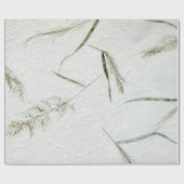 Dünne Blätter des Gras-Fotos des japanischen Geschenkpapier (Flach)