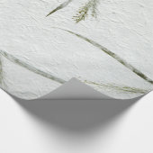 Dünne Blätter des Gras-Fotos des japanischen Geschenkpapier (Ecke)