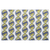 Dünne blaue Linie Abzeichen Stoff (Fat Quarter (45,7 x 55,9 cm))