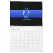 dünne blaue Linie bis zum Knochen Kalender (Mär 2027)