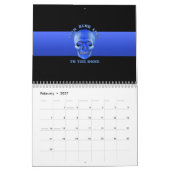 dünne blaue Linie bis zum Knochen Kalender (Feb 2027)