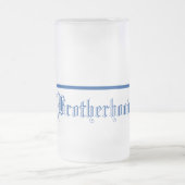 Dünne blaue Linie-Bruderschaft-Mattierte Tasse (Mittel)
