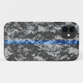 Dünne blaue Linie Camouflage iPhone 5 Fall Case-Mate iPhone Hülle (Rückseite (Horizontal))