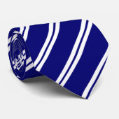 Dünne blaue Linie Distinguished Stripes Neck Tie Krawatte (Gerollt)