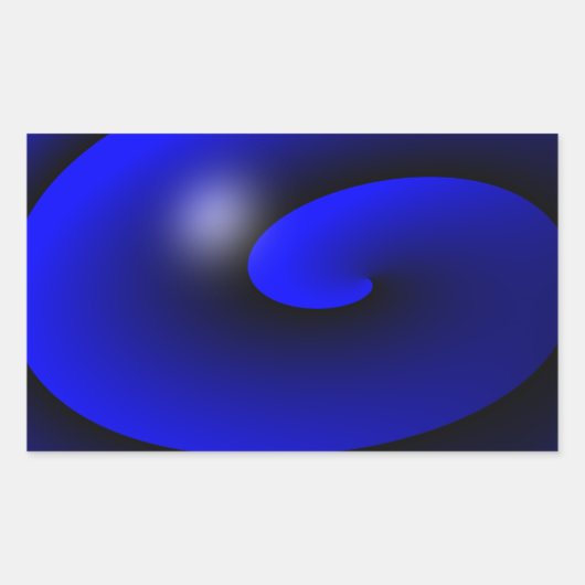 Dünne blaue Linie Eins-a-Kind Rechteckiger Aufkleber (Vorderseite)