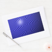 Dünne blaue Linie Eins-a-Kind Rechteckiger Aufkleber (Umschlag)