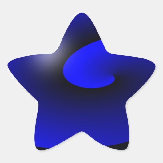 Dünne blaue Linie Eins-a-Kind Stern-Aufkleber (Vorderseite)