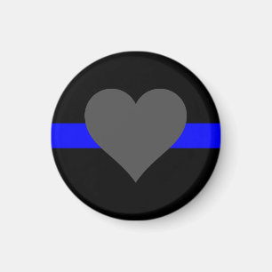 Dünne blaue Linie - Für diejenigen, die dienen Magnet