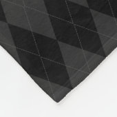 Dünne blaue Linie kundenspezifische Fleecedecke (Ecke)