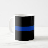 dünne blaue Linie Polizeigesetz Kaffeetasse (Vorderseite Links)