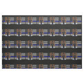DÜNNE BLAUE LINIE STOFF (Fat Quarter (45,7 x 55,9 cm))