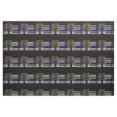 DÜNNE BLAUE LINIE STOFF (Fat Quarter (45,7 x 55,9 cm))